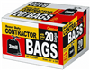 CONTRACTOR BAGS 42-GALLON, (20/BOX)