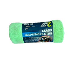 2PAK MICRO FIBER GLASS CLEANING CLOTHS