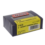 10D COMMON NAILS 3"--1LB BOX