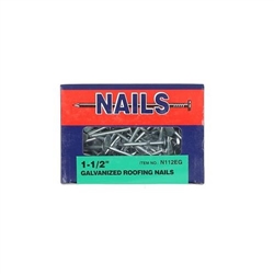 1 1/2" ROOFING NAILS--1LB BOX