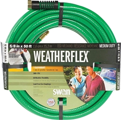 GARDEN HOSE 5/8" X 50' LITE DUTY, GREEN