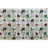 TABLE COVER CLEAR LEAVES PATTERN,30YDS