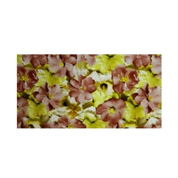 CLEAR PURPLE/YELLOW FLORAL PATTERN,30YDS