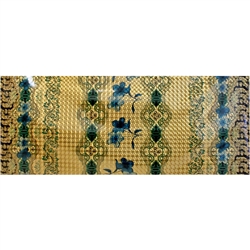 TABLECOVER GOLD/BROWN METALLIC--22YDS
