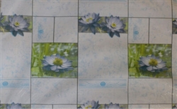TABLECOVER W/BLUE FLOWERS (30YDS)