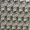 TABLE COVER FLORAL BLUE, PINK, GREY--22YDS