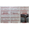 TABLE COVER, CLEAR PLASTIC, 25YDS--(RED)