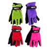 LADIES FLEECE GLOVE, ASSORTED COLORS