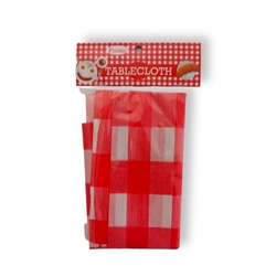 TABLECLOTH 52"X70", 2 ASST COLORS, CARDED