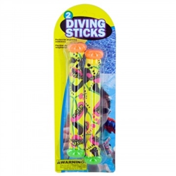 DIVING STICKS, CLOTH, WEIGHTED