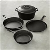 5PC CAST IRON COOKING SET