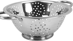 COLANDER, 3 QT STAINLESS 9.5" (24CM)