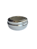 S/S FLAT CANNISTER 6" dia, 2.75" deep