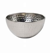 BOWL MINI STLSS 5" DIA--HAMMERED