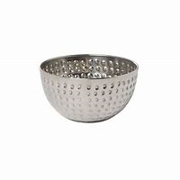 BOWL MINI STLSS 7.5" DIA--HAMMERED