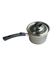 STLSS STEEL SAUCE POT w/LID, 14CM