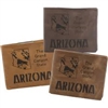 BI-FOLD  WALLET--ARIZONA, LEATHER