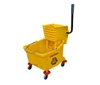 MOP BUCKET 38qt W/PLASTIC SIDE-PRESS WRINGER