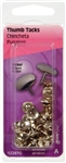 THUMB TACKS, NICKEL, 40CT