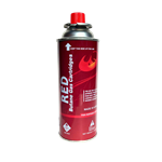 BUTANE STOVE FUEL, 8OZ "MAX" 28/CASE