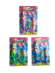 MERMAIDS ON CARD, 8" & 5.5"