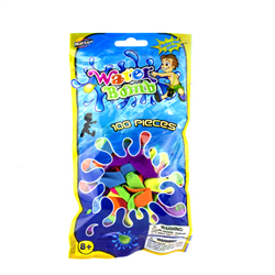 WATER BALLOONS 100PCS W/FILLER
