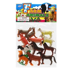 FARM ANIMALS 12PCS