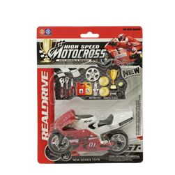 TOY MOTORCYCLE ON CARD, DIY