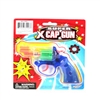 CAP GUN REVOLVER, CLEAR COLORS