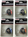 TAPE MEASURE KEY CHAIN 3', CARDED