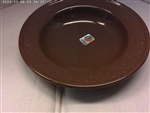 BROWN SOUP PLATE     CLOSEOUT