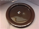 BROWN DINNER PLATE, 10"  CLOSEOUT