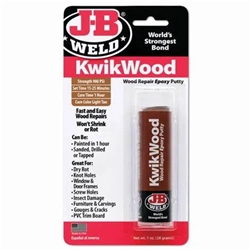 KWIK WOOD PUTTY STICK, (J.B. WELD)