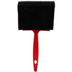 3" FOAM PAINT BRUSH, RED HANDLE