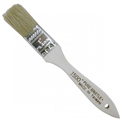 1" WHITE BRISTLE BRUSH