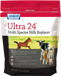 ULTRA 24% CALF/LAMB MILK REPLACER, 4LB BAG