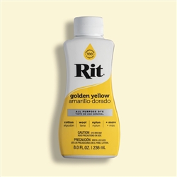 GOLDEN YELLOW LIQUID DYE,RIT(12/BOX)