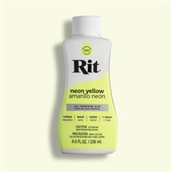 NEON YELLOW LIQUID DYE,RIT(12/BOX)