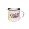 WHITE DECORATED MUG 3"--12 OZ