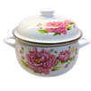 ENAMEL CASSEROLE POT, 22CM DIAMETER
