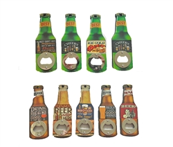 BOTTLE OPENER, MAGNETIC BEER BOTTLE