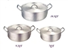 3PC ALUM DUTCH OVEN SET--7QT, 9QT, 10.5QT