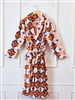 PLUSH ROBE SOUTHWEST PATTERN, ASST COLORS