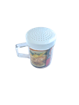 SHAKER FOR SALT, PEPPER, CHEESE--PLASTIC