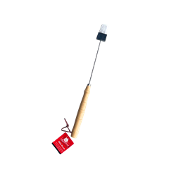 BBQ BASTING BRUSH, WOOD HANDLE