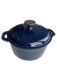 DUTCH OVEN, 2.75QT ENAMELLED CAST IRON
