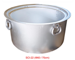 CAULDRON POT SET 2PCS, 105QT & 165QT--HD