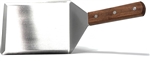 GRILL SPATULA HEAVY DUTY, 5"X6" BLADE, WOOD HANDLE