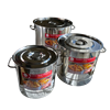 3PC STAINLESS STEAMER POT--(22QT/33QT/50QT)