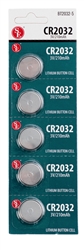 WATCH BATTERY 3V LITHIUM 5/PAK
